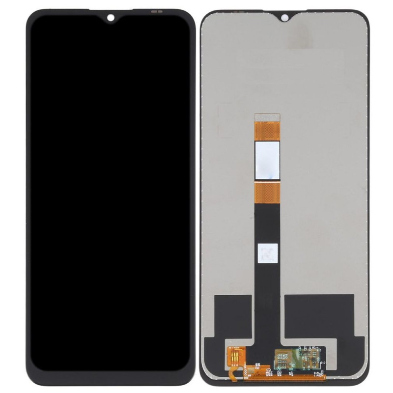 LCD With Touch Screen For Nokia G60 - White Display Glass Combo Folder